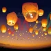 sky lantern == بالون طائر مضئ