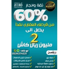 قرض عقاري مدعوم كاش