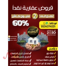 قروض عقارية كاش 2 مليون