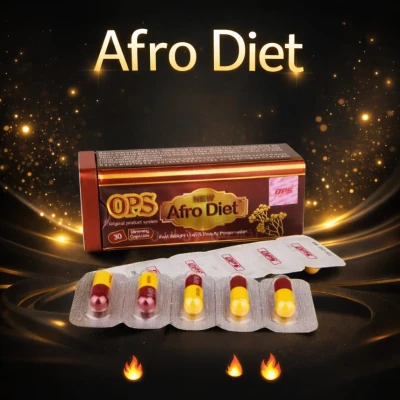 كبسولات أفرو دايت أوبي إس 30 كبسولة التخسيس وحرق الدهون 
